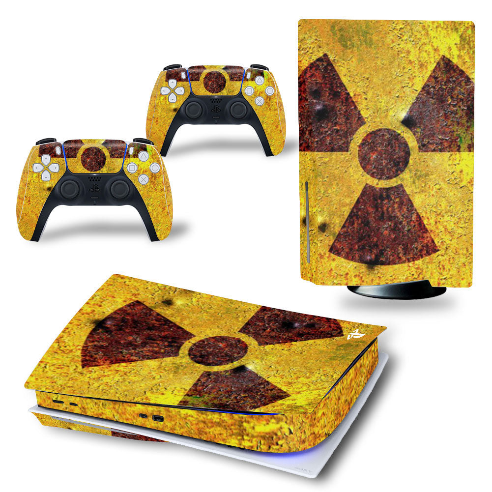 RADIOACTIVE SYMBOL - PLAYSTATION 5 PROTECTOR SKIN