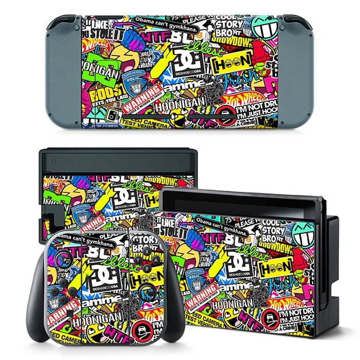 BOMB STICKER - NINTENDO SWITCH PROTECTOR SKIN - best-skins