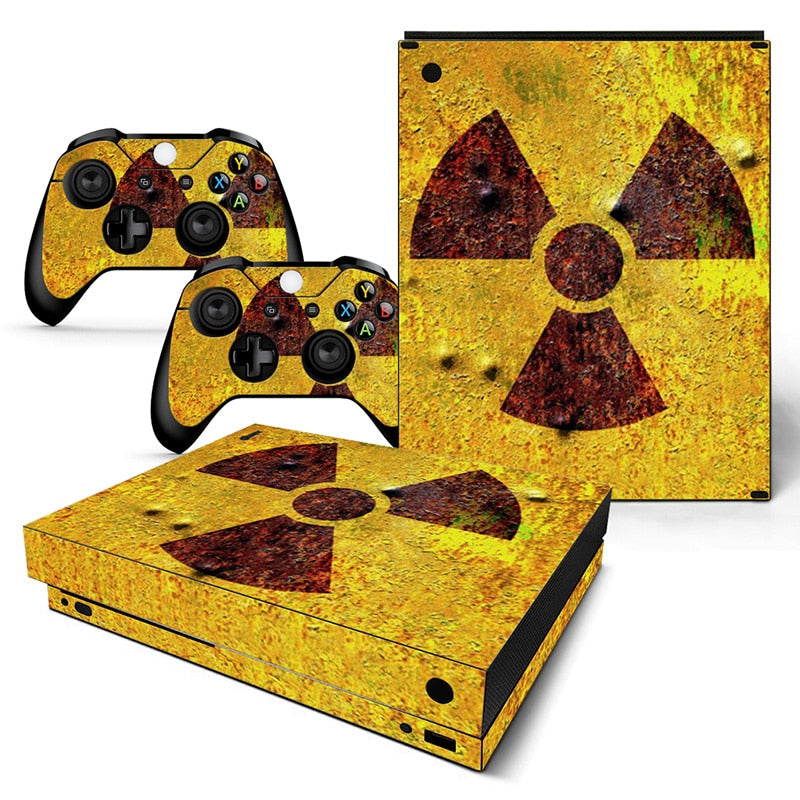 RADIOACTIVE SYMBOL - XBOX ONE X PROTECTOR SKIN - best-skins
