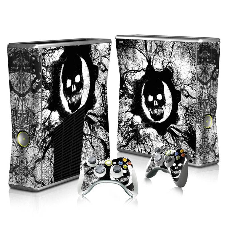 BLACK SKULL - XBOX 360 SLIM PROTECTOR SKIN - best-skins