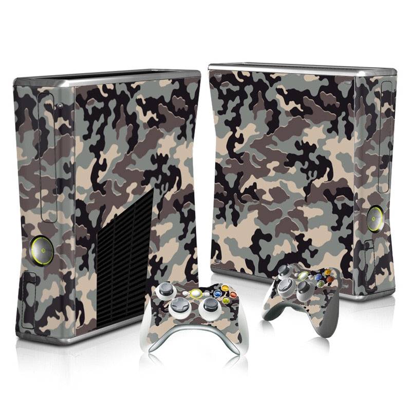 CAMOUFLAGE - XBOX 360 SLIM PROTECTOR SKIN - best-skins