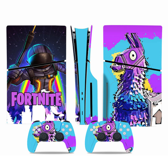 Fortnite PS5 Disc Slim Protector - Custom Vinyl Skin