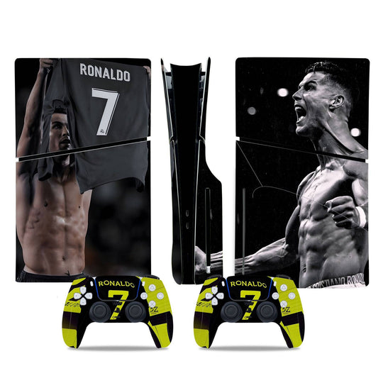 CR7 Branded PlayStation 5 Disc Protector Skin - Scratch-Resistant Vinyl Cover