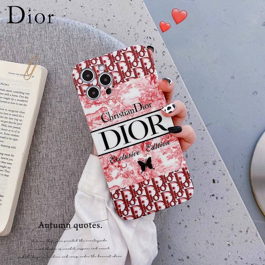 Dior Design Phone Case - Stylish Cover for iPhone Series