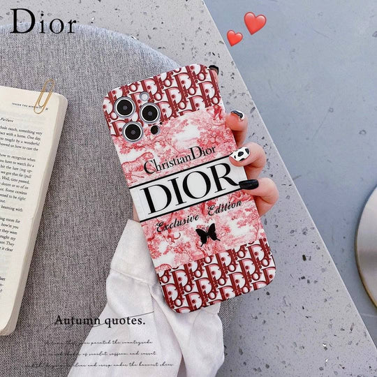 Dior Design Phone Case - Stylish Cover for iPhone Series