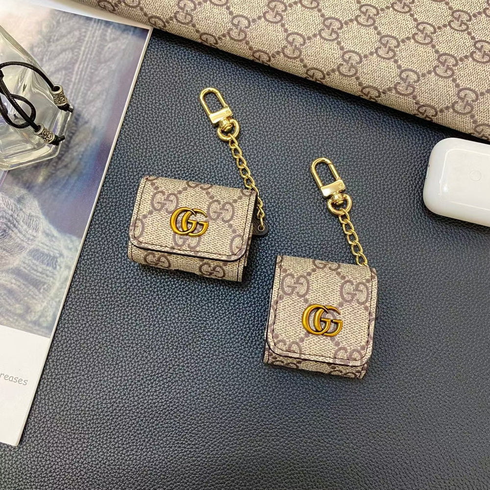 Luxury Gucci AirPods Case in Premium Leather Material