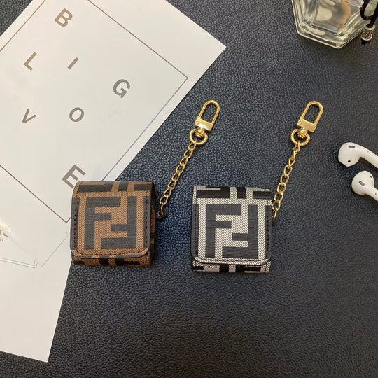 Luxurious Fendi Designer AirPods Case with iconic logo