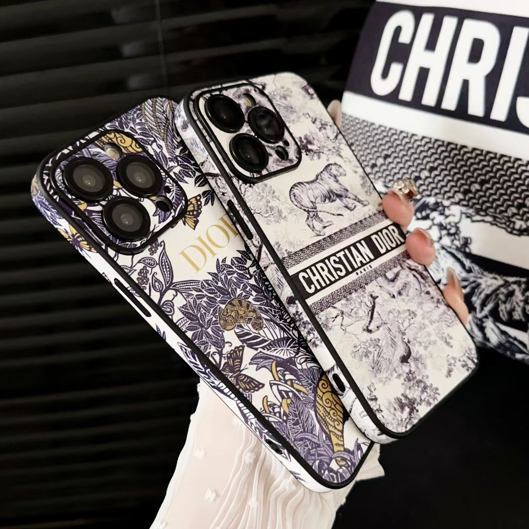 tylish Dior Jungle Pattern iPhone Case in high-quality material