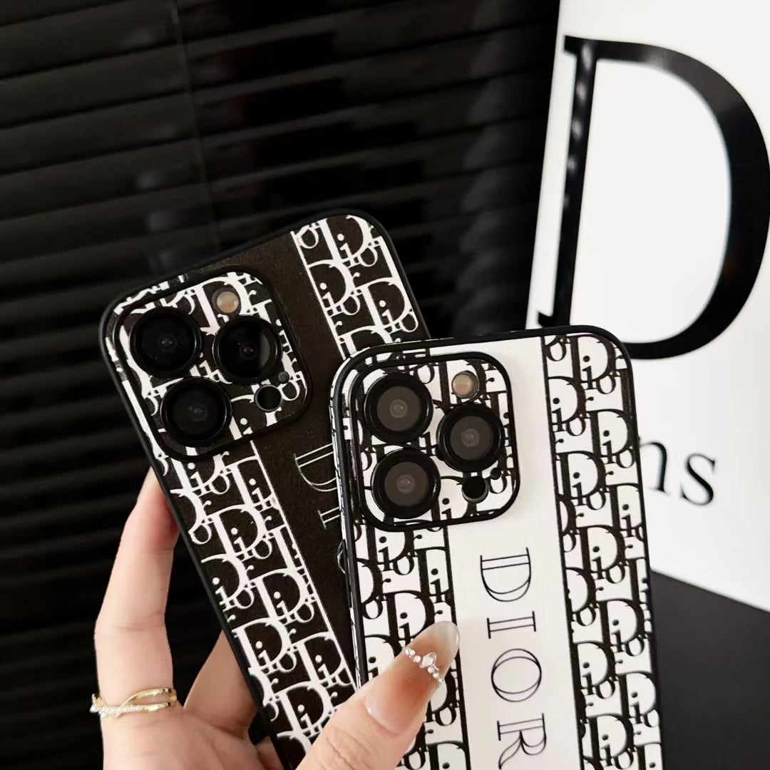 Luxurious Dior Iconic Monogram iPhone Case with precise fit