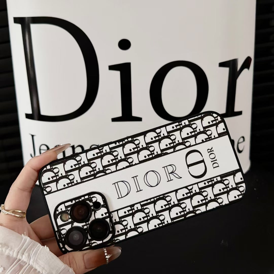 Dior Iconic Monogram iPhone Case showcasing elegant design