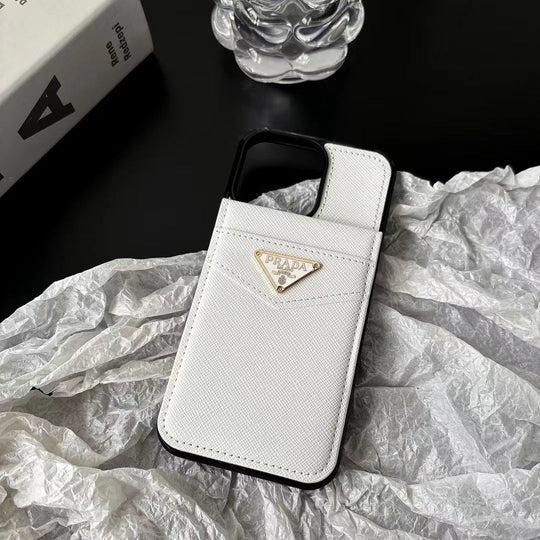 Designer iPhone cover with iconic fashion logos