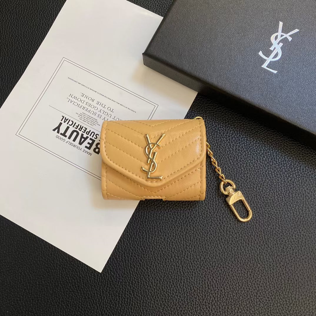 Chic YSL AirPods Cover with Protective Features