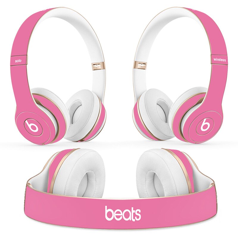 PINK - BEATS HEADPHONES WIRELESS SOLO PROTECTOR SKIN - best-skins