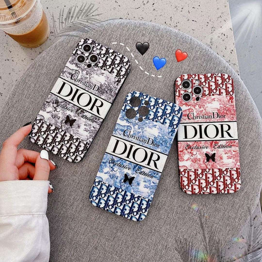 Dior Design Phone Case - Stylish Cover for iPhone Series