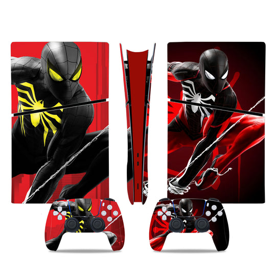 Spider-Man-Themed Console Skin for PlayStation 5 Digital Slim - Top View