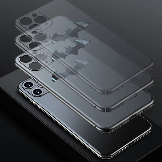 Batman Matte Case for iPhone highlighting precise cutouts for ports and buttons