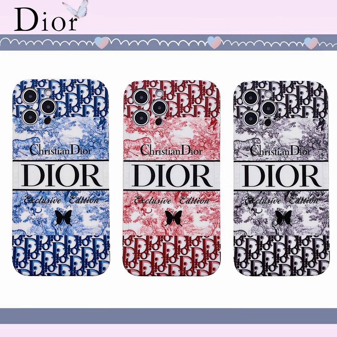 Dior Design Phone Case - Stylish Cover for iPhone Series