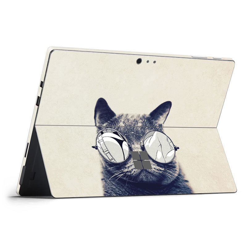 CAT WITH SUNGLASSES - MICROSOFT SURFACE PRO 5/ 6 PROTECTOR SKIN