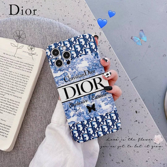 Dior Design Phone Case - Stylish Cover for iPhone Series