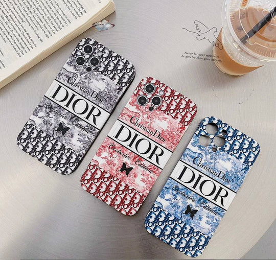 Dior Design Phone Case - Stylish Cover for iPhone Series