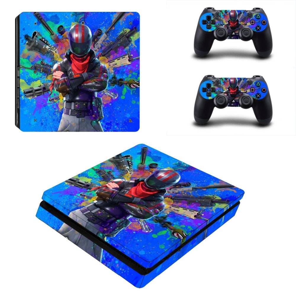 BATTLE ROYALE FORTNITE - PLAYSTATION 4 SLIM PROTECTOR SKIN - best-skins