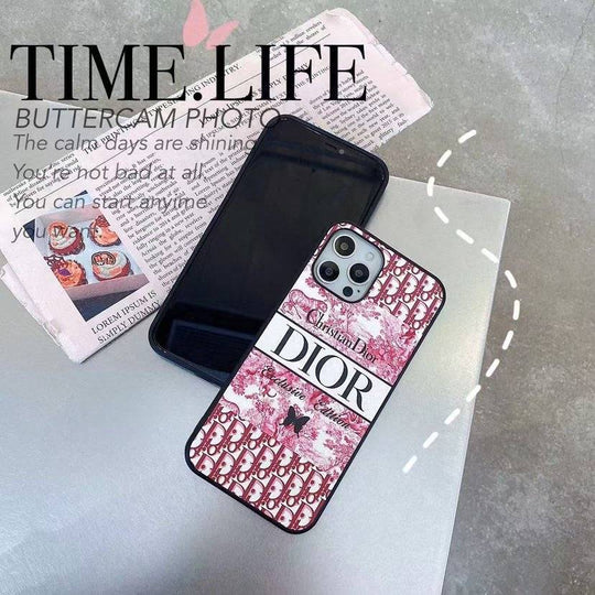 Dior Design Phone Case - Stylish Cover for iPhone Series