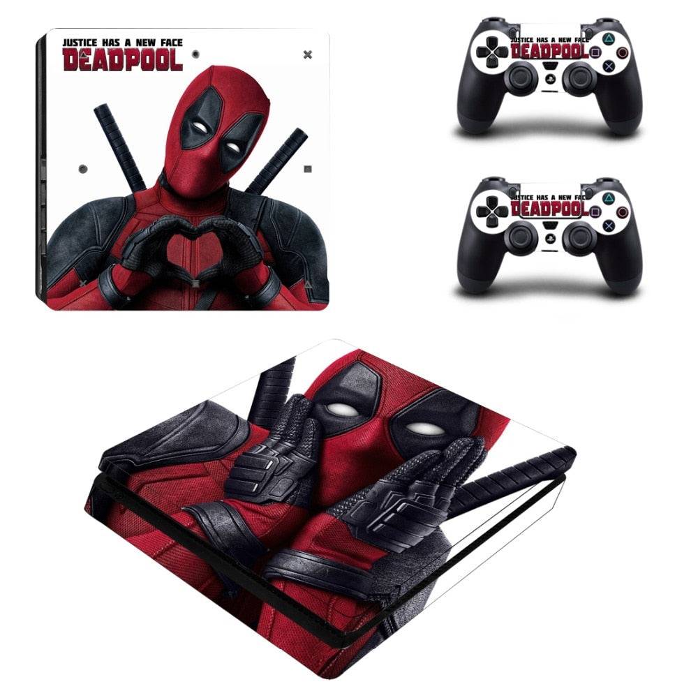 DEADPOOL - PLAYSTATION 4 SLIM PROTECTOR SKIN - best-skins