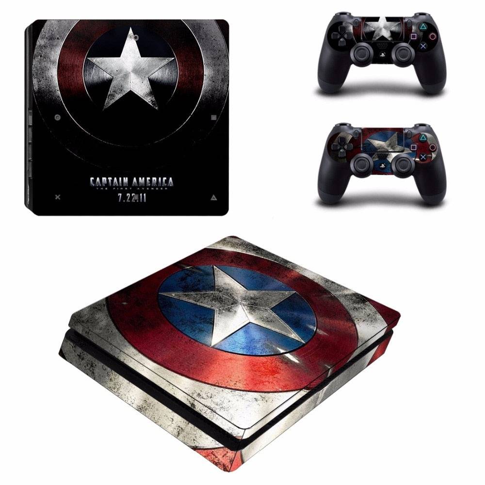 Captain America PS4 - Playstation 4 Slim Protector Skin