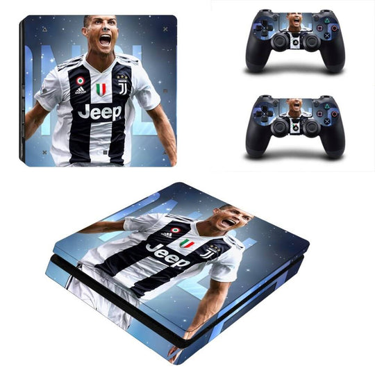 CRISTIANO RONALDO JUVENTUSE - PLAYSTATION 4 SLIM PROTECTOR SKIN - best-skins