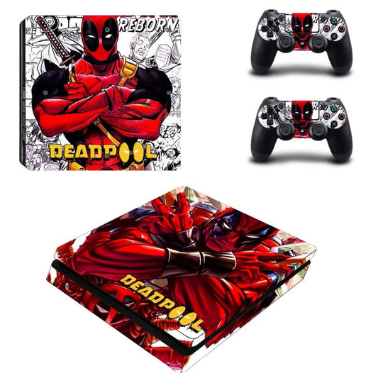 DEADPOOL - PLAYSTATION 4 SLIM PROTECTOR SKIN - best-skins