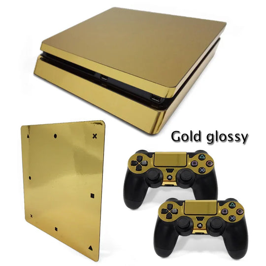 GLOSSY GOLD - PLAYSTATION 4 SLIM PROTECTOR SKIN