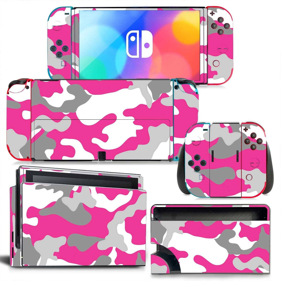 CAMOUFLAGE - NINTENDO SWITCH OLED PROTECTOR SKIN