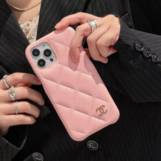 Luxury fashion Chanel phone case with timeless elegance