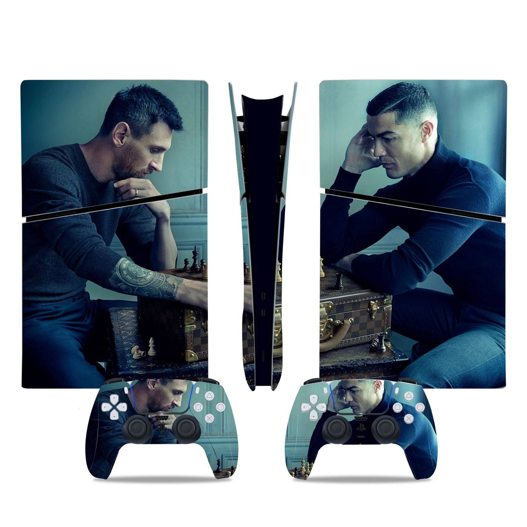 CR7 & MESSI - PLAYSTATION 5 DIGITAL SLIM PROTECTOR SKIN