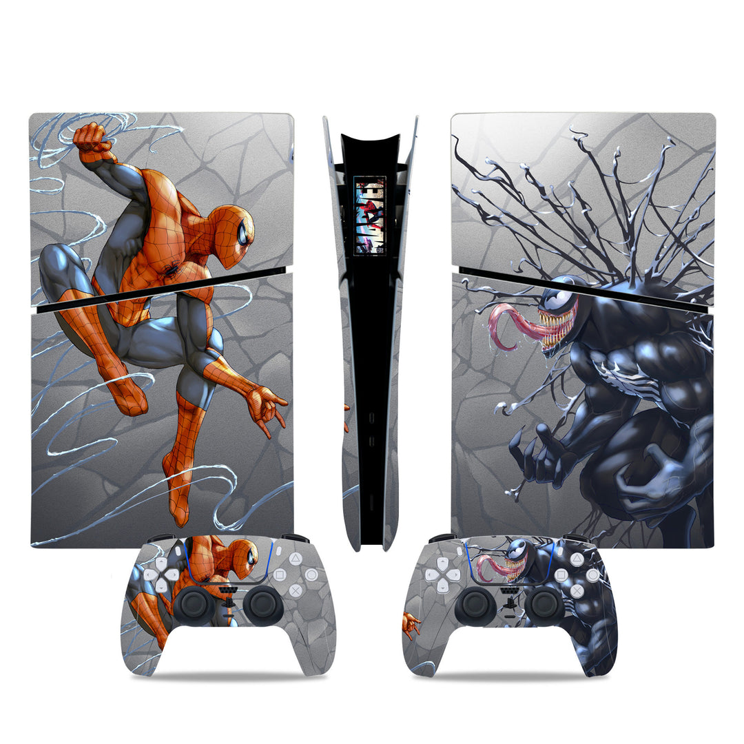 Venom Protector Skin Applied to PlayStation 5 Digital Slim Console