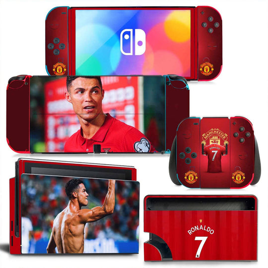 CR7 MAN UNITED - NINTENDO SWITCH OLED PROTECTOR SKIN