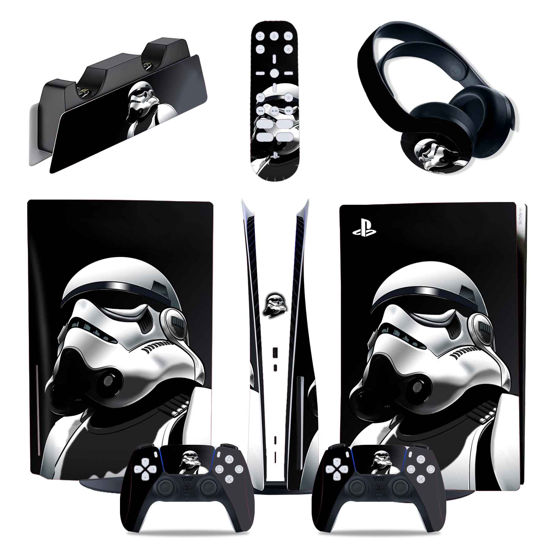 STORMTROOPER - 5 IN 1 PLAYSTATION 5 DISK PROTECTOR SKIN