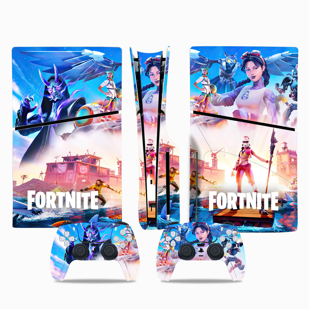 Fortnite PS5 Slim Protector Skin - Scratch-Resistant Vinyl Cover