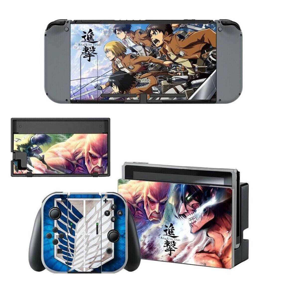 ATTACK ON TITAN AOT ANIME - NINTENDO SWITCH PROTECTOR SKIN