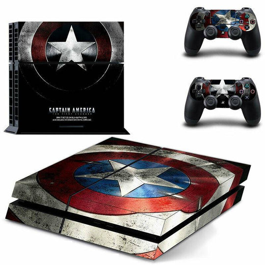 CAPTAIN AMERICA - PLAYSTATION 4 PROTECTOR SKIN - best-skins