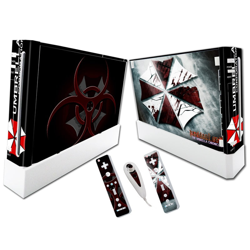 RESIDENT EVIL UMBRELLA - NINTENDO WII PROTECTOR SKIN - best-skins