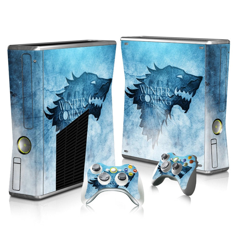 WINTER IS COMING - XBOX 360 SLIM PROTECTOR SKIN - best-skins