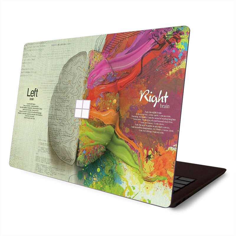 LEFT RIGHT BRAIN - MICROSOFT SURFACE LAPTOP 13.5 PROTECTOR SKIN - best-skins