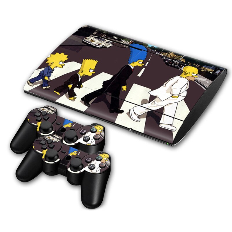 THE SIMPSONS - PLAYSTATION 3 SUPER SLIM PROTECTOR SKIN - best-skins