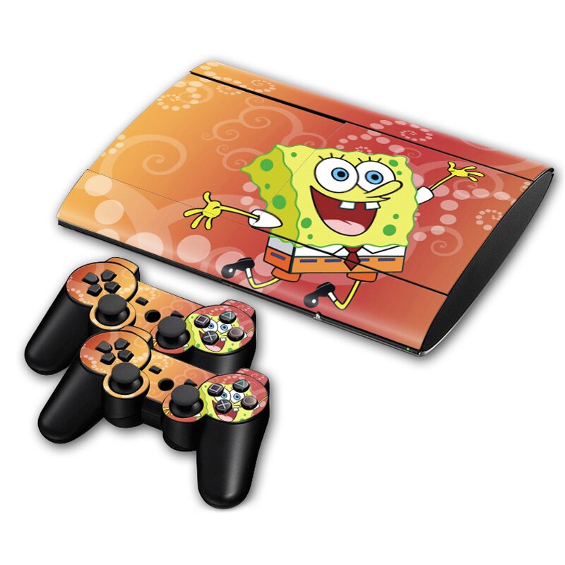 SPONGEBOB - PLAYSTATION 3 SUPER SLIM PROTECTOR SKIN - best-skins