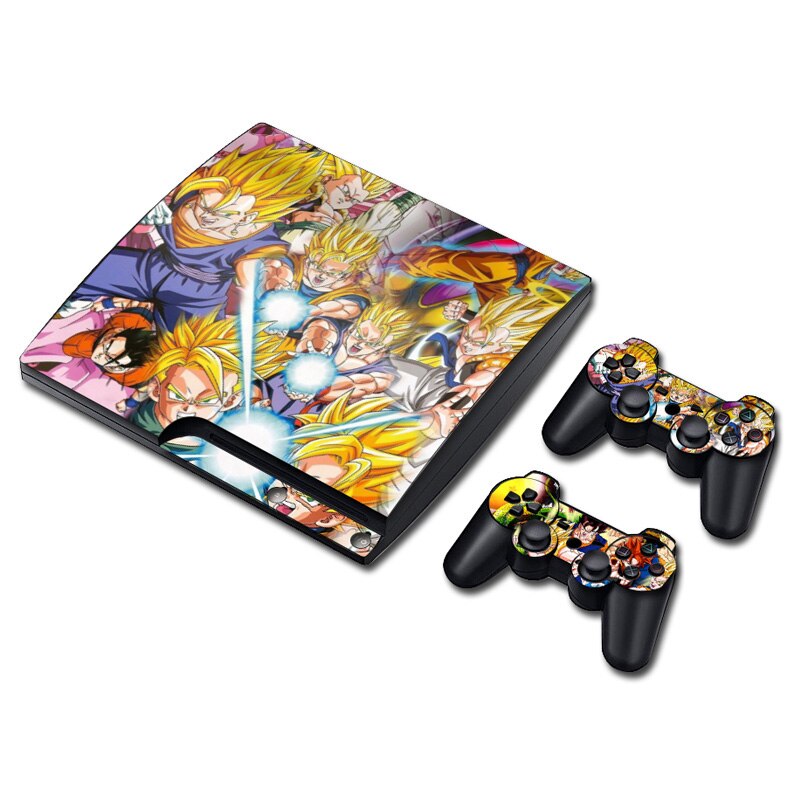 SON GOKU SUPER SAIYAN - PLAYSTATION 3 SLIM PROTECTOR SKIN - best-skins