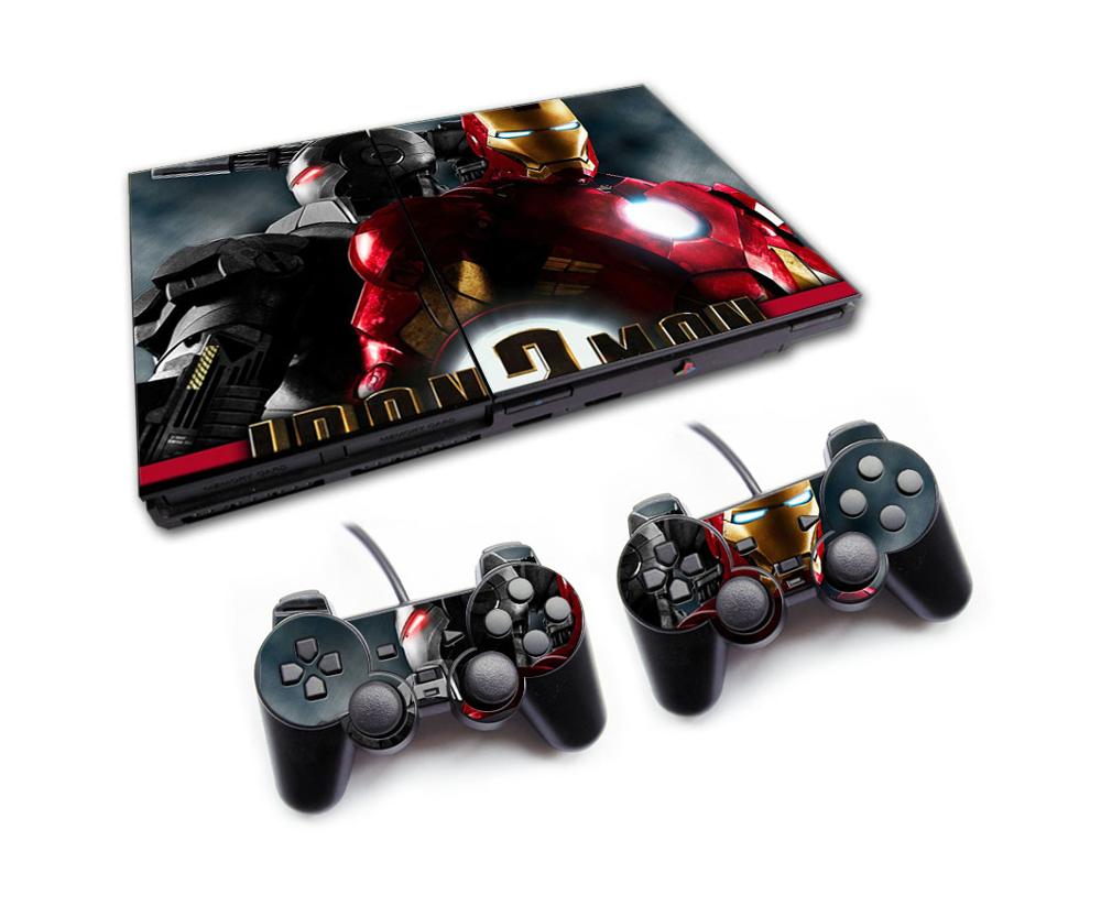 IRON MAN - PLAYSTATION 2 SLIM PROTECTOR SKIN - best-skins