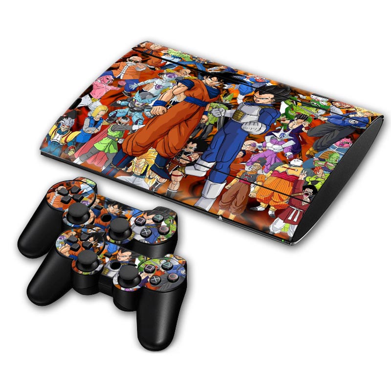 SON GOKU AND VEGETA - PLAYSTATION 3 SUPER SLIM PROTECTOR SKIN - best-skins