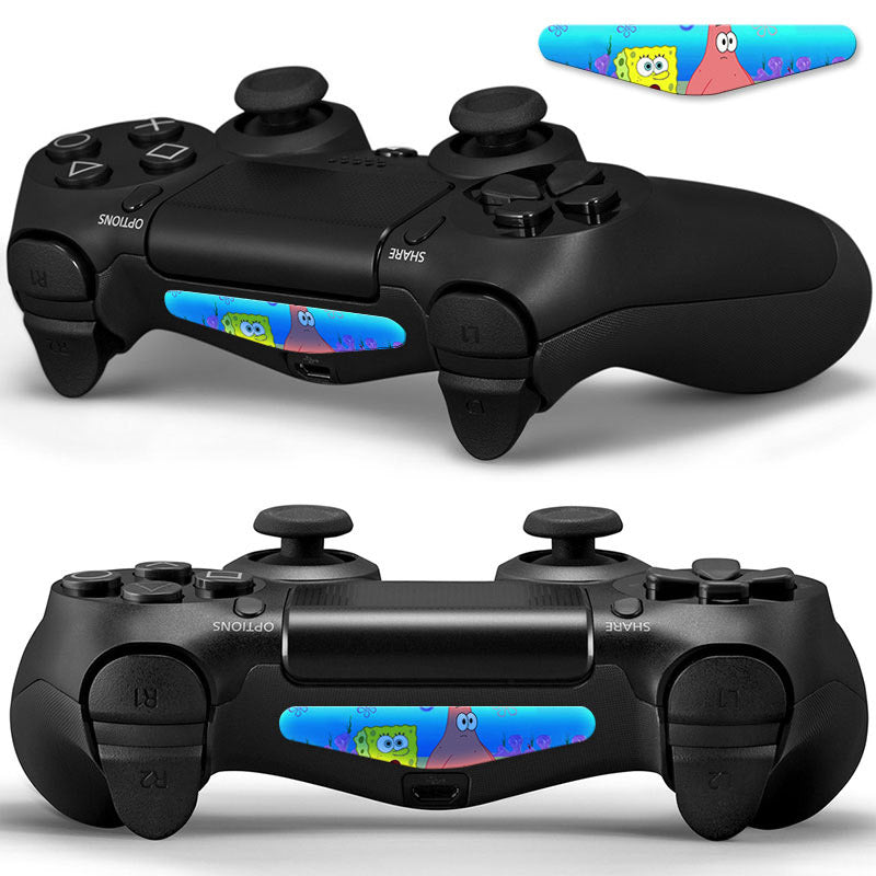 SPONGEBOB PS4 CONTROLLER LED Light Bar Skin - Easy Install