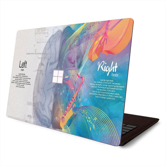 LEFT RIGHT BRAIN - MICROSOFT SURFACE LAPTOP 13.5 PROTECTOR SKIN - best-skins
